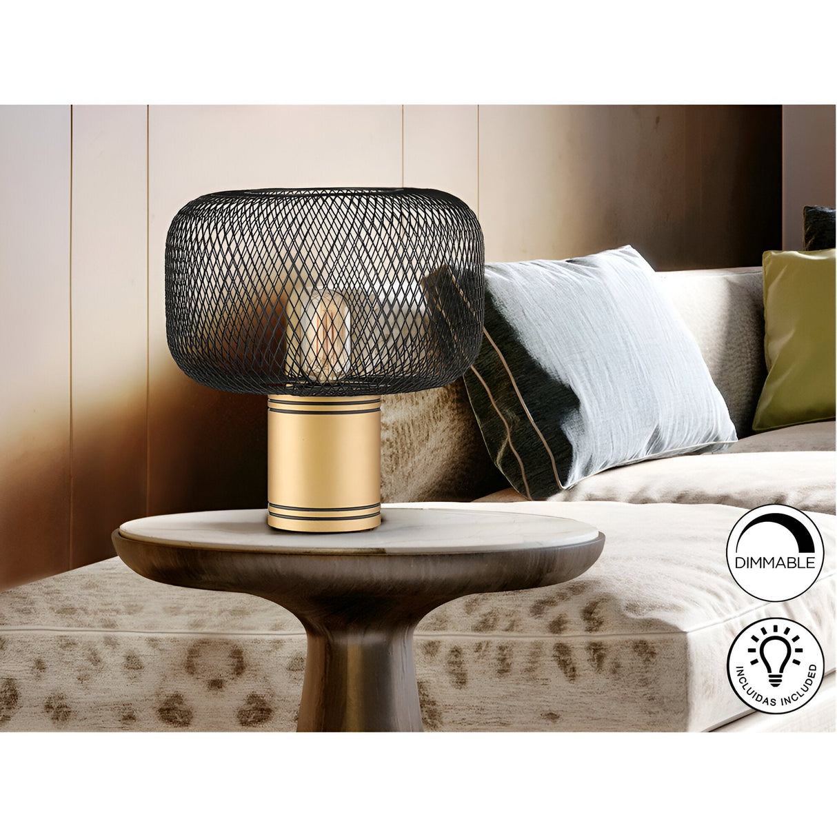 Osiris Table Lamp - Gold/Black