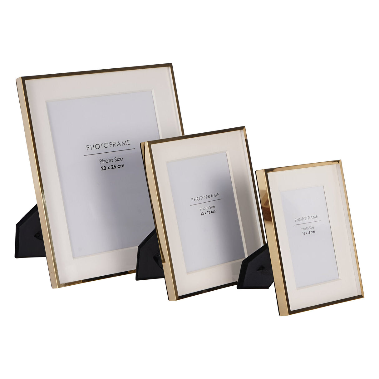 3D Strand Gold Photo Frame - 20x25cm