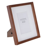 Ruben Rubberwood Brown Photo Frame - 10x15cm