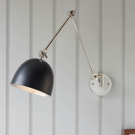Caldhurst Wall Light - Brass, Nickel & Black