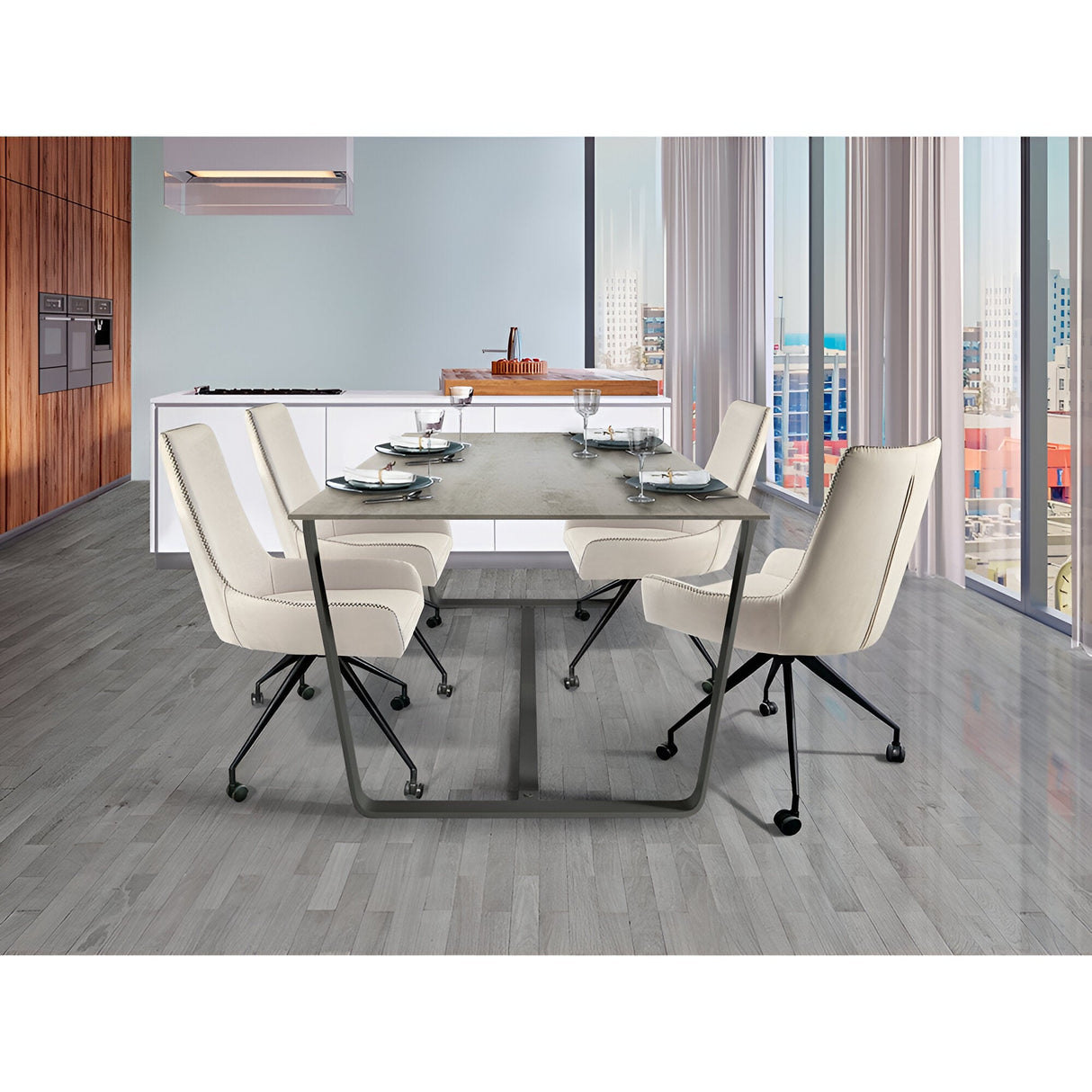 Diane Office Swivel Chair - White