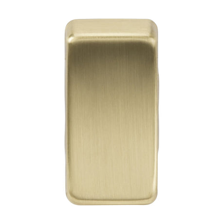 Product Data: Switch Cover - Brushed Brass

Rewritten Sentence: The Switch Cover - Brushed Brass is a rectangular piece made of ABS with a brushed brass finish, viewed from the front. Its slightly rounded edges add to its sleek, modern design against the white background.