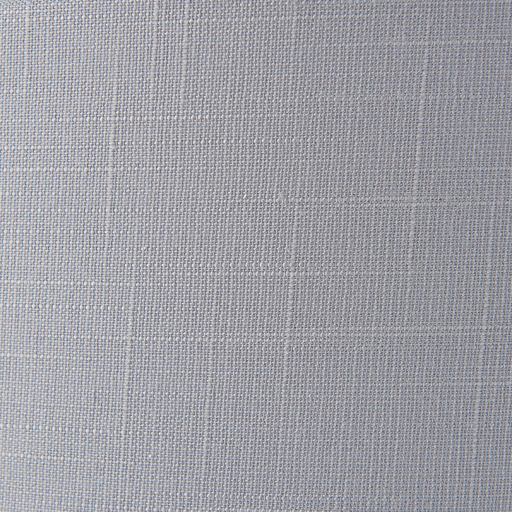 Close-up of the grey linen-mix fabric shade from the Endon Brenley V1 3 Light Pendant, showing its woven texture.