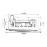 Adastra CC6V 100V 6.5" 2-Way Ceiling Speaker
