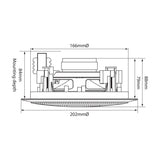 Adastra CC5V 5.25" 100V 2-Way Ceiling Speaker