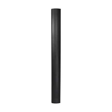 Adastra HPC-120T 120W slim matt black aluminium column PA speaker with perforated grille, shown upright against a plain white background.