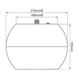 Adastra PS65-B 6.5" 100V Line Pendant Speaker in Black