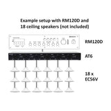 Adastra AT6 100V 6-Zone Attenuator & A/B Source Switch