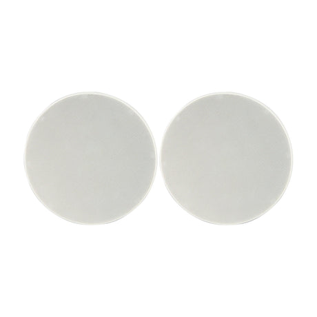 Adastra SL6 slimline 6.5" ceiling speakers by AVSL, shown as a matching pair with round white mesh grilles on a plain background.