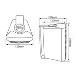 Adastra BC4V-W 100V 4" White Background Speaker