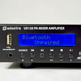 Adastra UX120 Compact 100V Mixer-Amplifier 120W