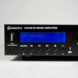 Adastra UX240 Compact 100V Mixer-Amplifier 240W