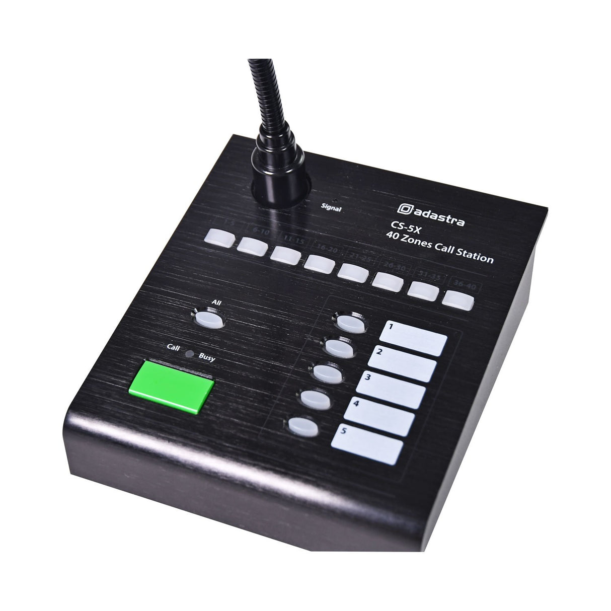 Adastra CS-5X Paging Call Station for RX45 Matrix