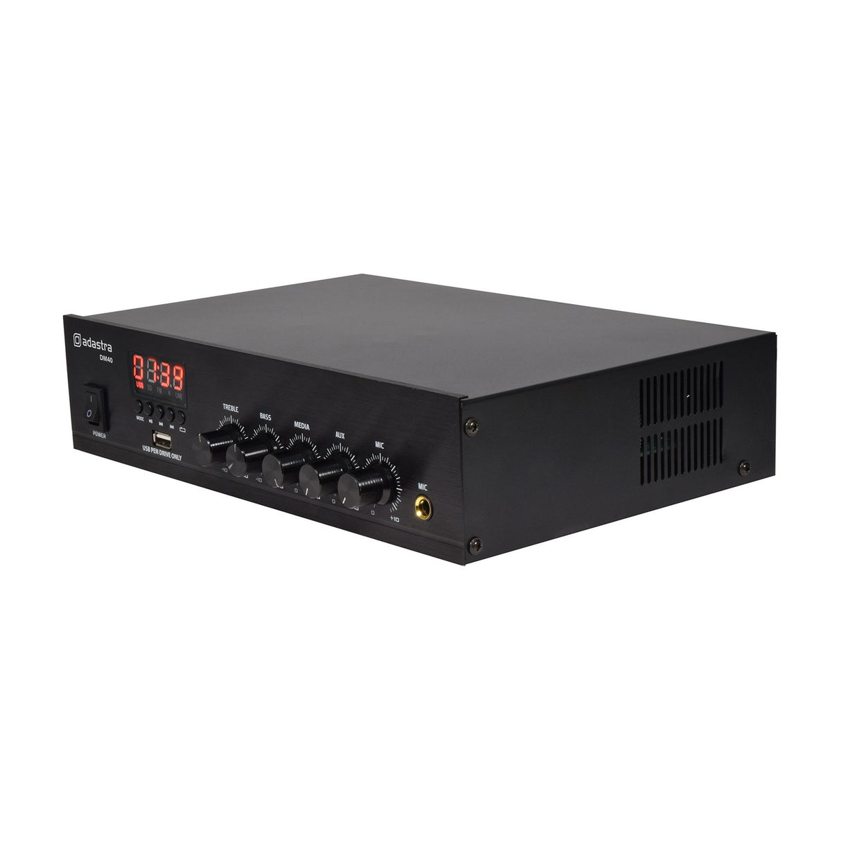 Adastra DM40 100V Mixer-Amp with USB, FM & Bluetooth