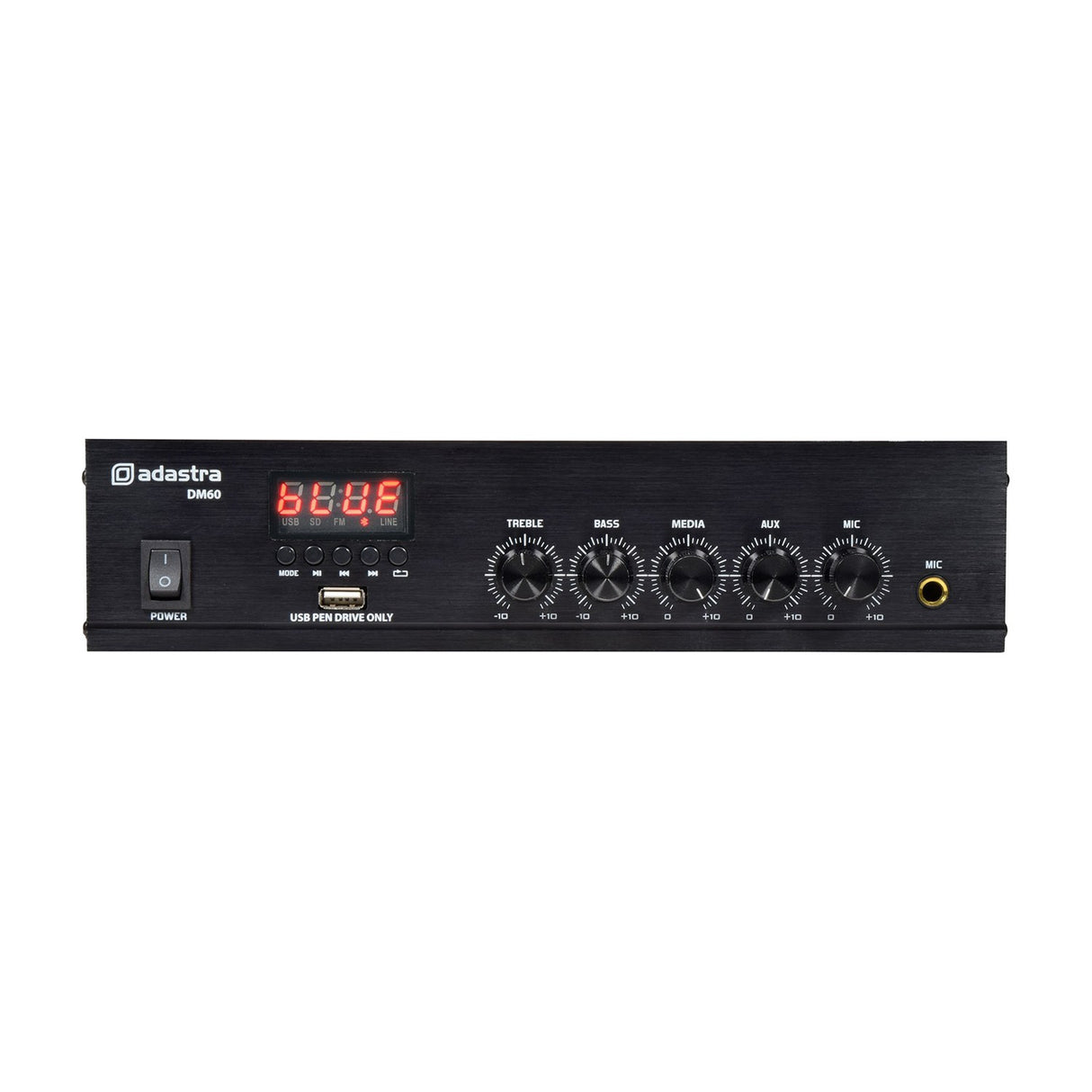 Adastra DM60 100V Bluetooth USB/FM Mixer-Amp 60W