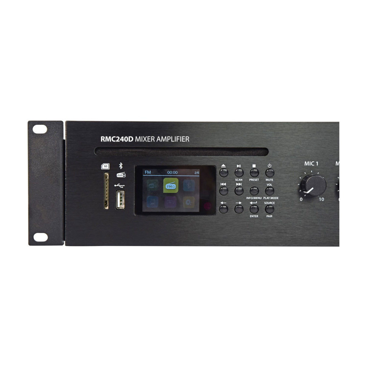 Adastra RMC240D 240W 100V Mixer-Amp with CD & DAB+