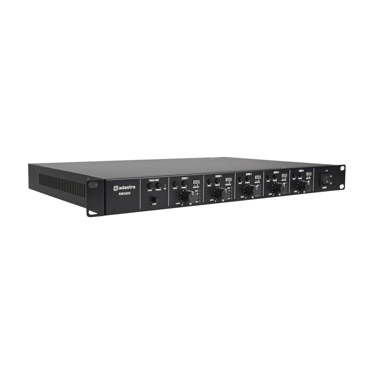 Adastra RMS605 5 x 60W Multi-Zone 100V PA Amplifier