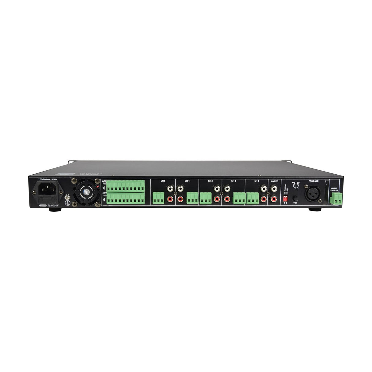 Adastra RMS605 5 x 60W Multi-Zone 100V PA Amplifier