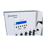 Adastra SA240 100V Secure Wall PA Amplifier with UHF Mic