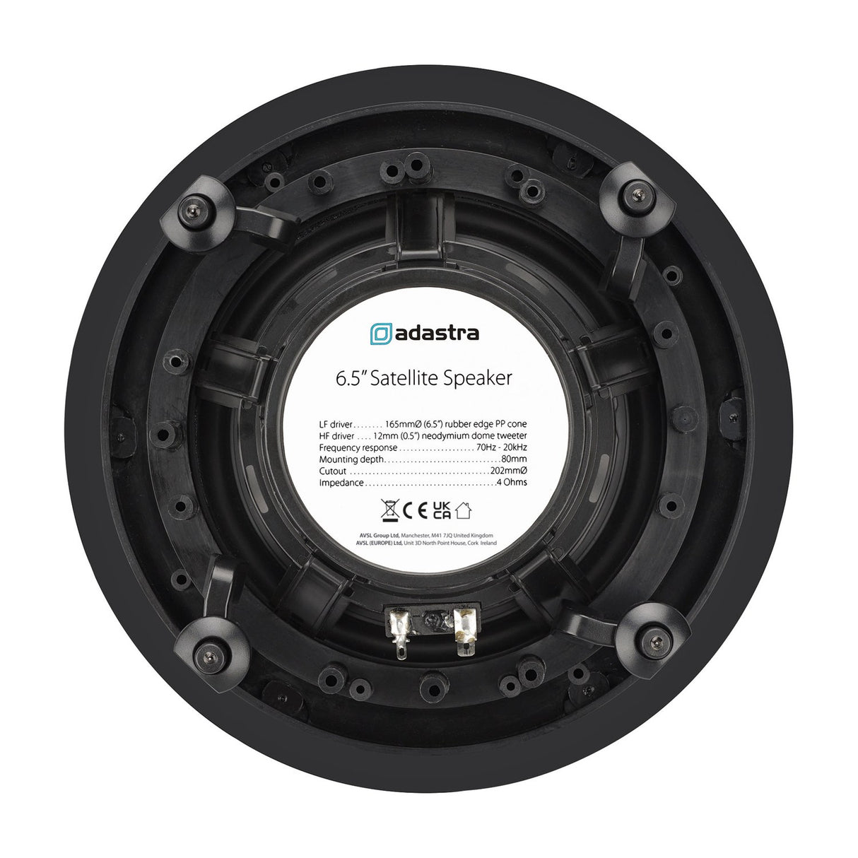 Adastra BCS65S Bluetooth 6.5in Ceiling Speakers Set