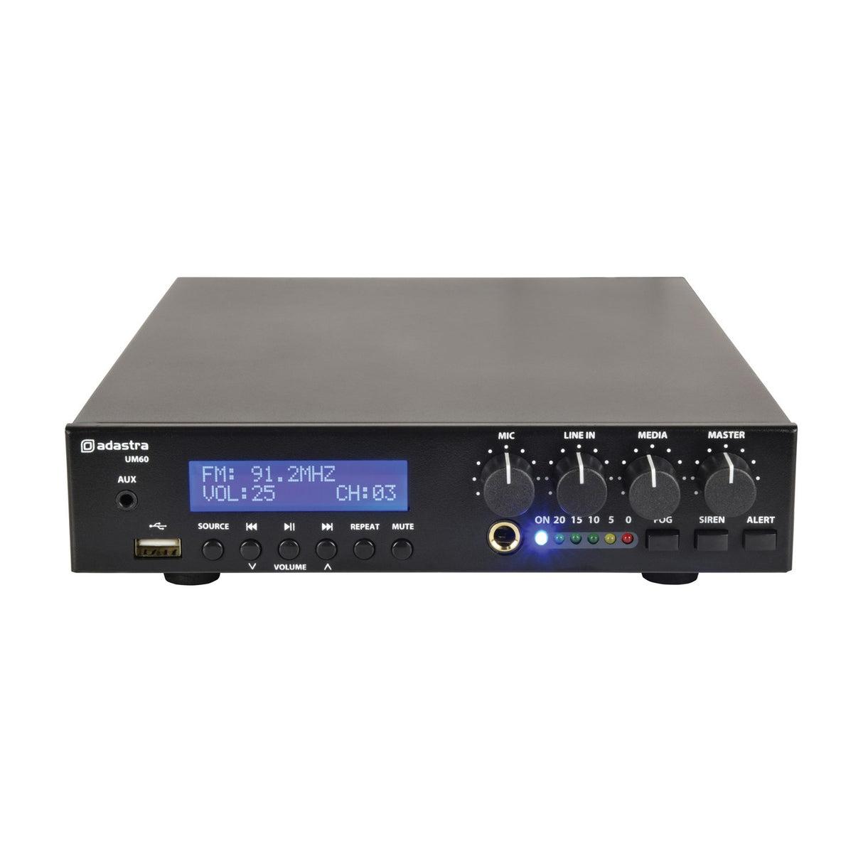 Adastra UM60 Ultra Compact 100V Mixer-Amplifier