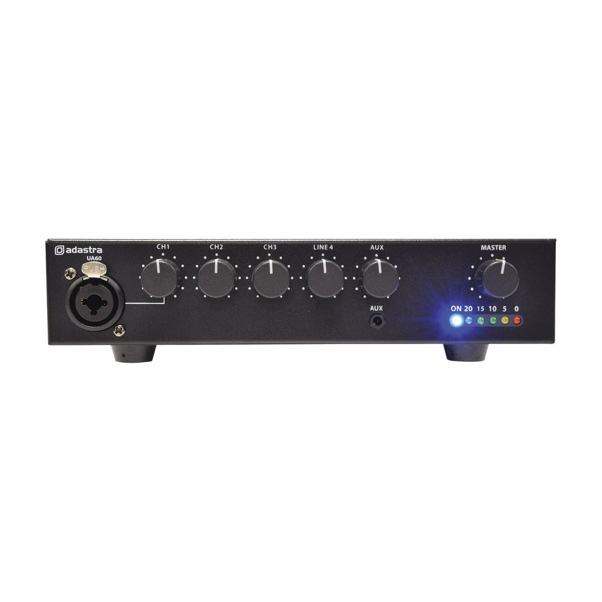 Adastra UA60 Compact 5-Channel 100V Mixer-Amplifier