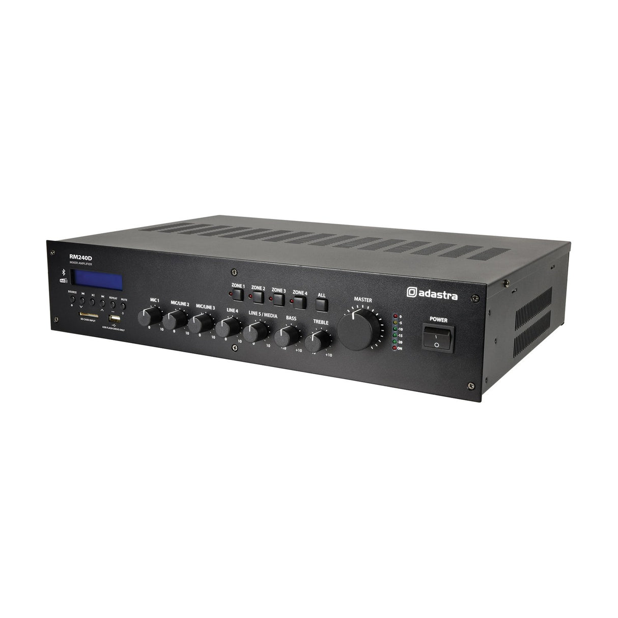 Adastra RM240D 100V Mixer-Amplifier with DAB+ and Bluetooth