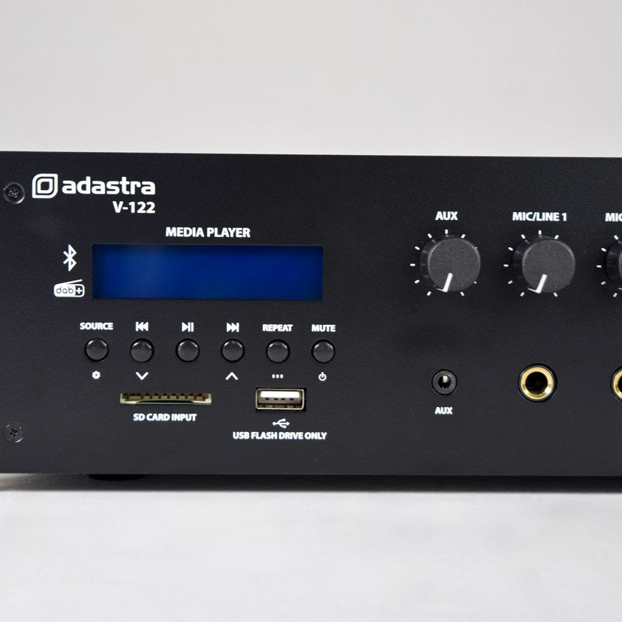 Adastra V-122 Dual Zone 100V Mixer-Amplifier