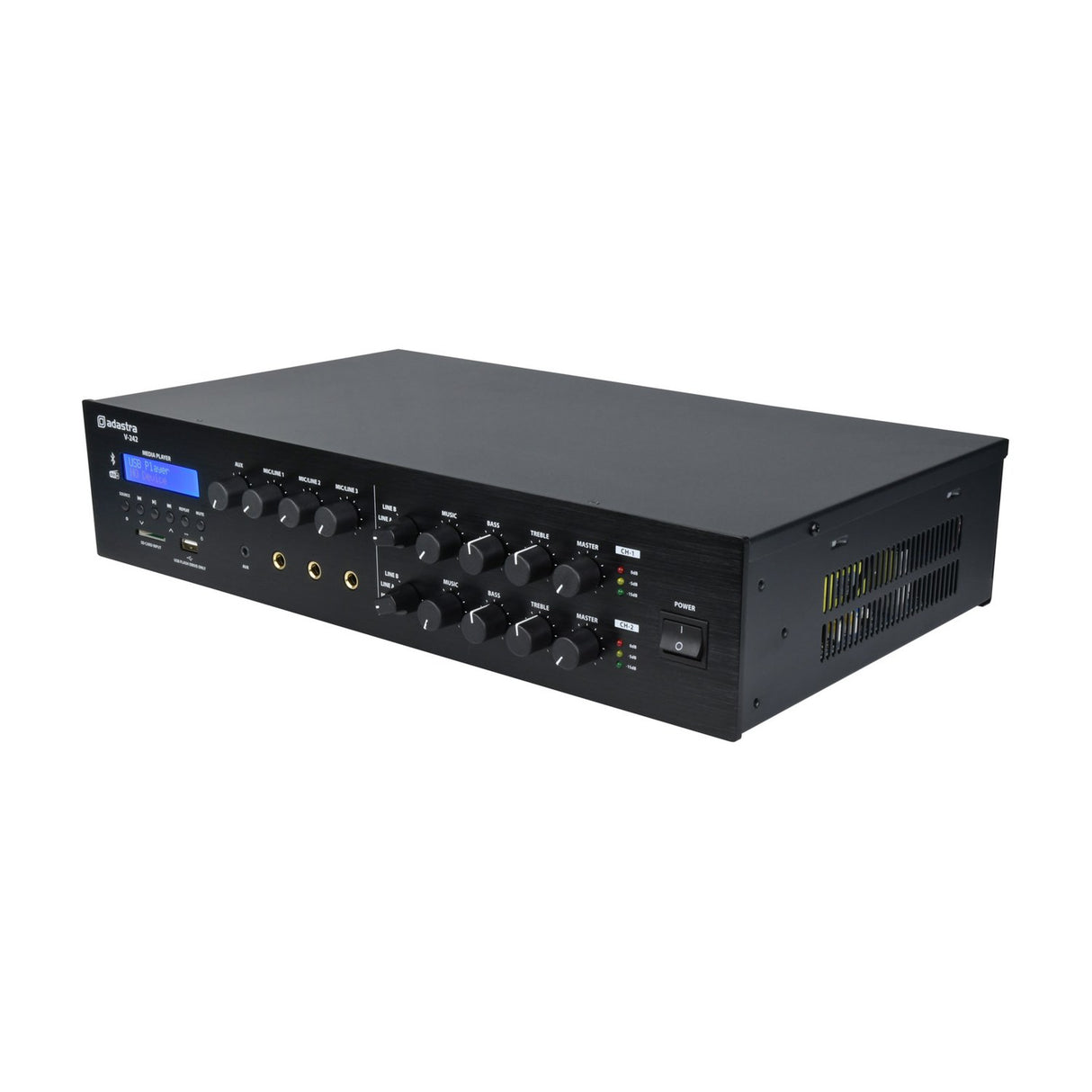 Adastra V-242 Dual Zone 100V Mixer-Amplifier