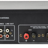 Adastra A2 Stereo PA Amplifier 2 x 200W with Media Player