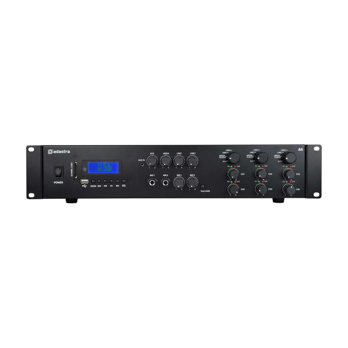 Adastra A6 Tri Multi-Zone Stereo Amplifier 6x200W