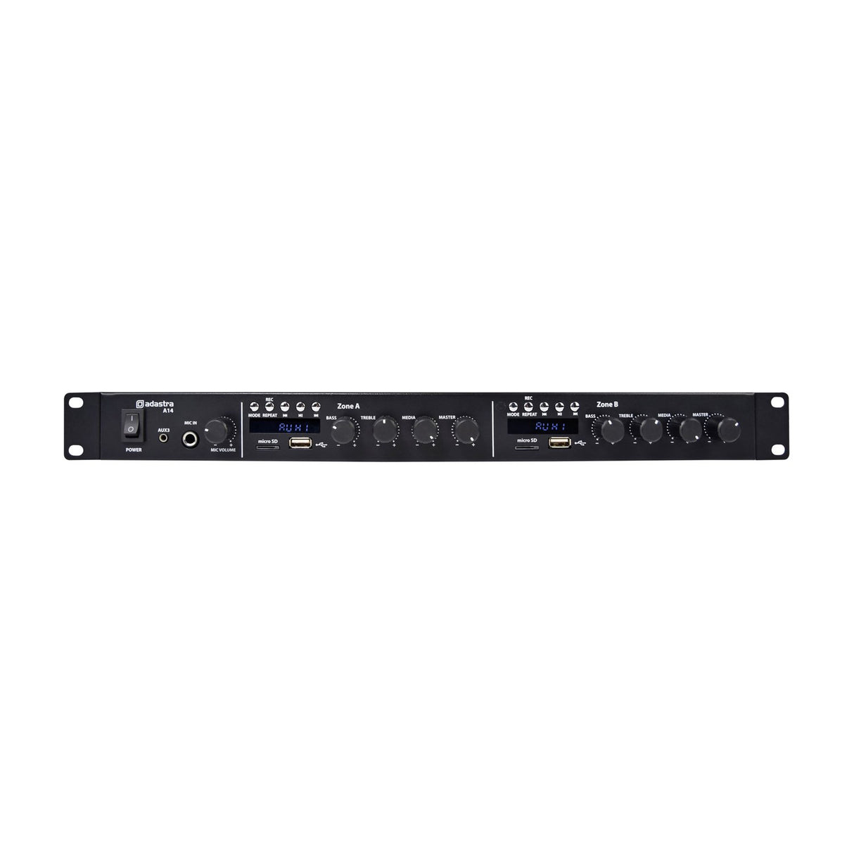 Adastra A14 Dual-Zone Stereo Mixer-Amplifier 4 x 160W