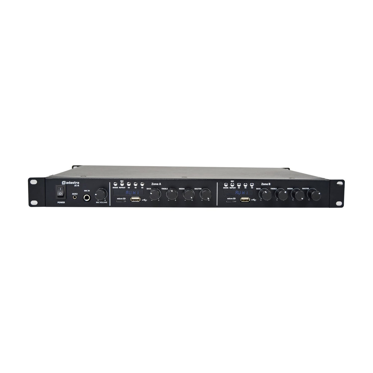 Adastra A14 Dual-Zone Stereo Mixer-Amplifier 4 x 160W