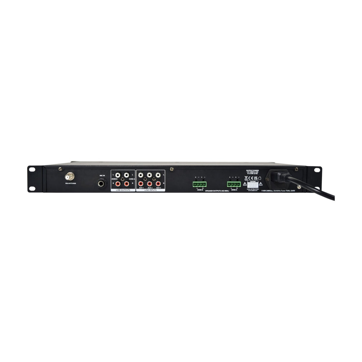Adastra A14 Dual-Zone Stereo Mixer-Amplifier 4 x 160W