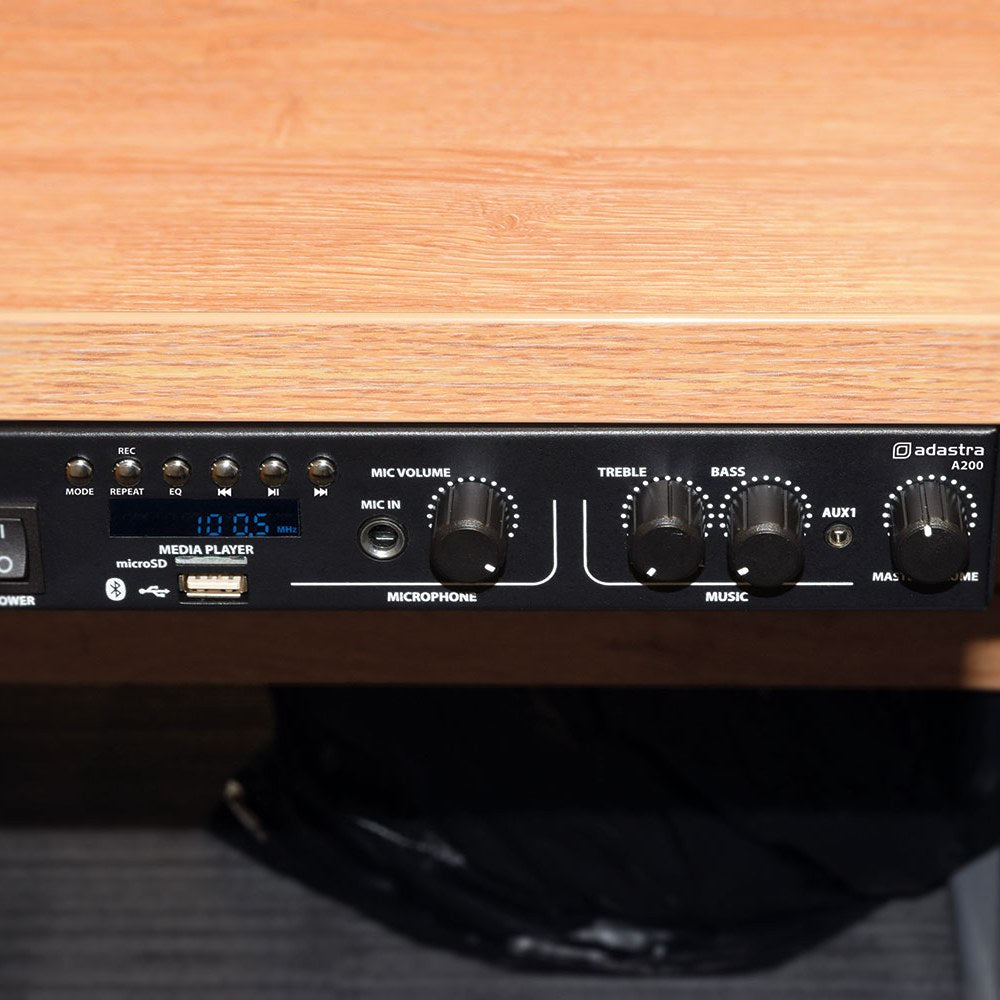 Adastra A200 Compact Stereo PA Amplifier 2x100W