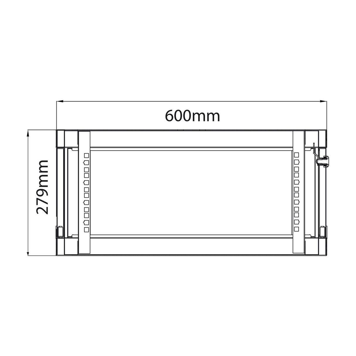 Adastra RC4U450 4U 450mm Deep 19" Rack Cabinet
