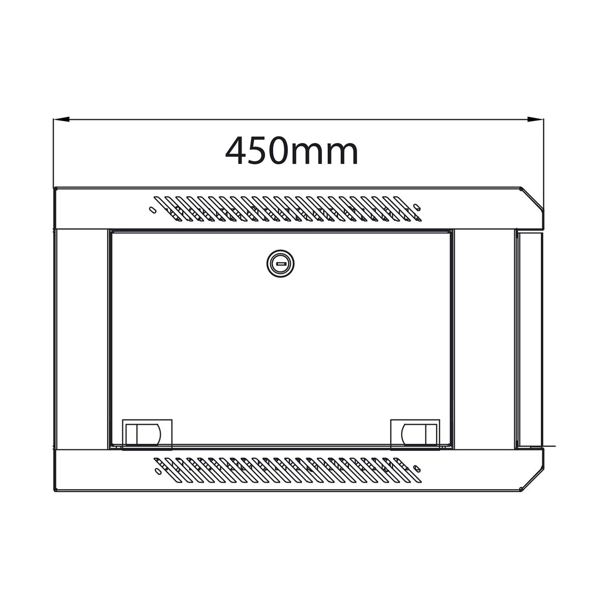 Adastra RC4U450 4U 450mm Deep 19" Rack Cabinet