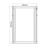 Adastra RC18U450 18U 450mm Deep 19" Rack Cabinet