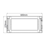 Adastra RC4U600 4U 600mm Deep 19" Rack Cabinet