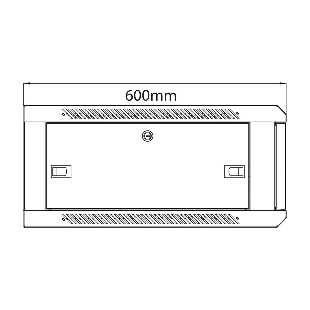 Adastra RC4U600 4U 600mm Deep 19" Rack Cabinet