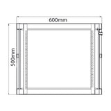 Adastra RC9U600 9U 600mm Deep 19" Rack Cabinet