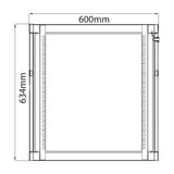 Adastra RC12U600 12U 600mm Deep 19" Rack Cabinet