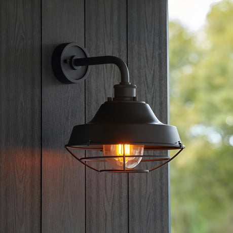Caldton Outdoor Wall Light - Black