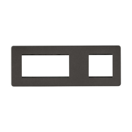 6G Modular Faceplate (2G + 4G) - Smoked Bronze