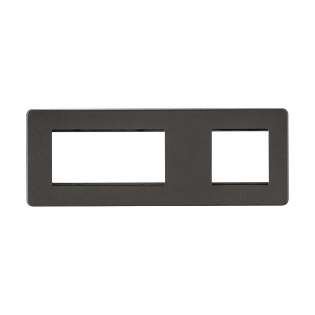 6G Modular Faceplate (2G + 4G) - Smoked Bronze