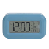 Brights Plastic Travel LED Alarm Clock with Snooze - Blue