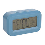 Brights Plastic Travel LED Alarm Clock with Snooze - Blue