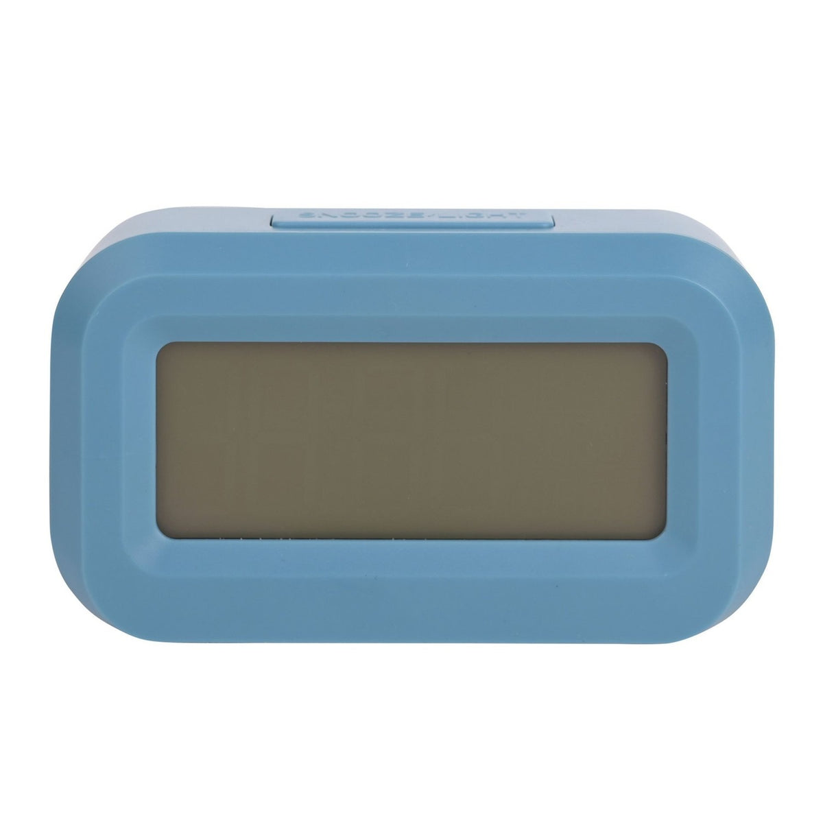 Brights Plastic Travel LED Alarm Clock with Snooze - Blue