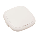 Digital Travel Alarm Clock with Snooze and Light - White