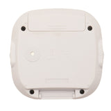 Digital Travel Alarm Clock with Snooze and Light - White